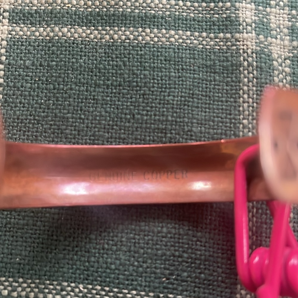 Adjustable Genuine Copper Bangle - image 4